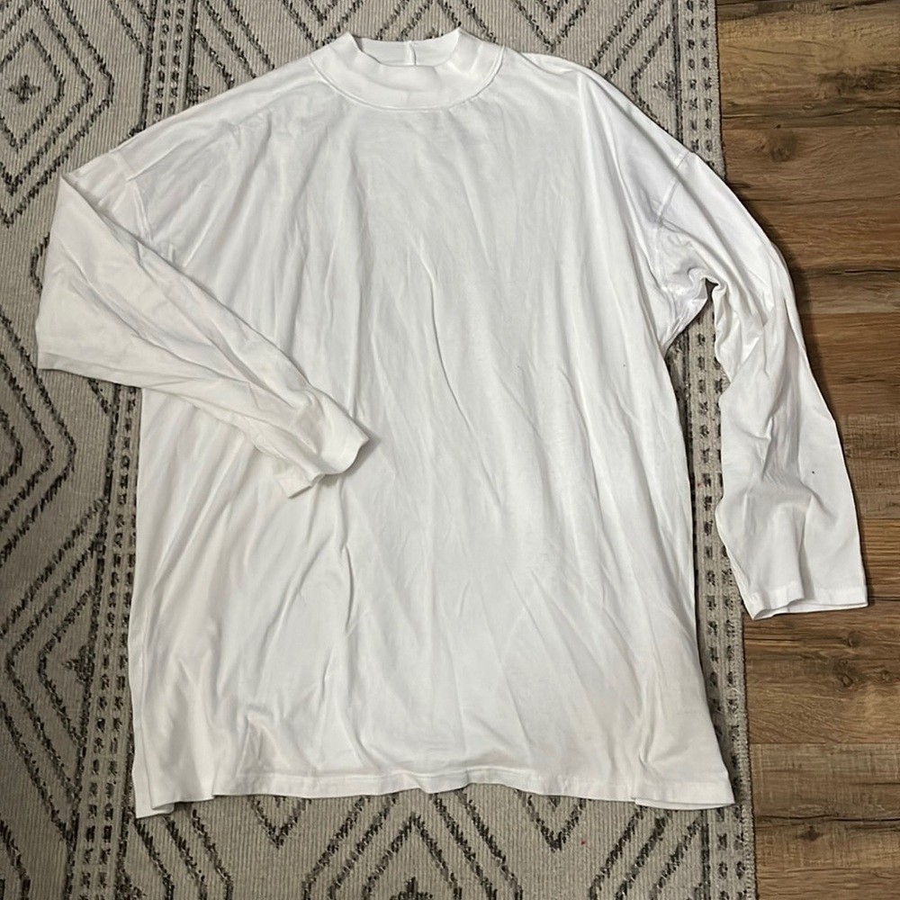 Free People High Neck Long Sleeve Tshirt. Size Small.